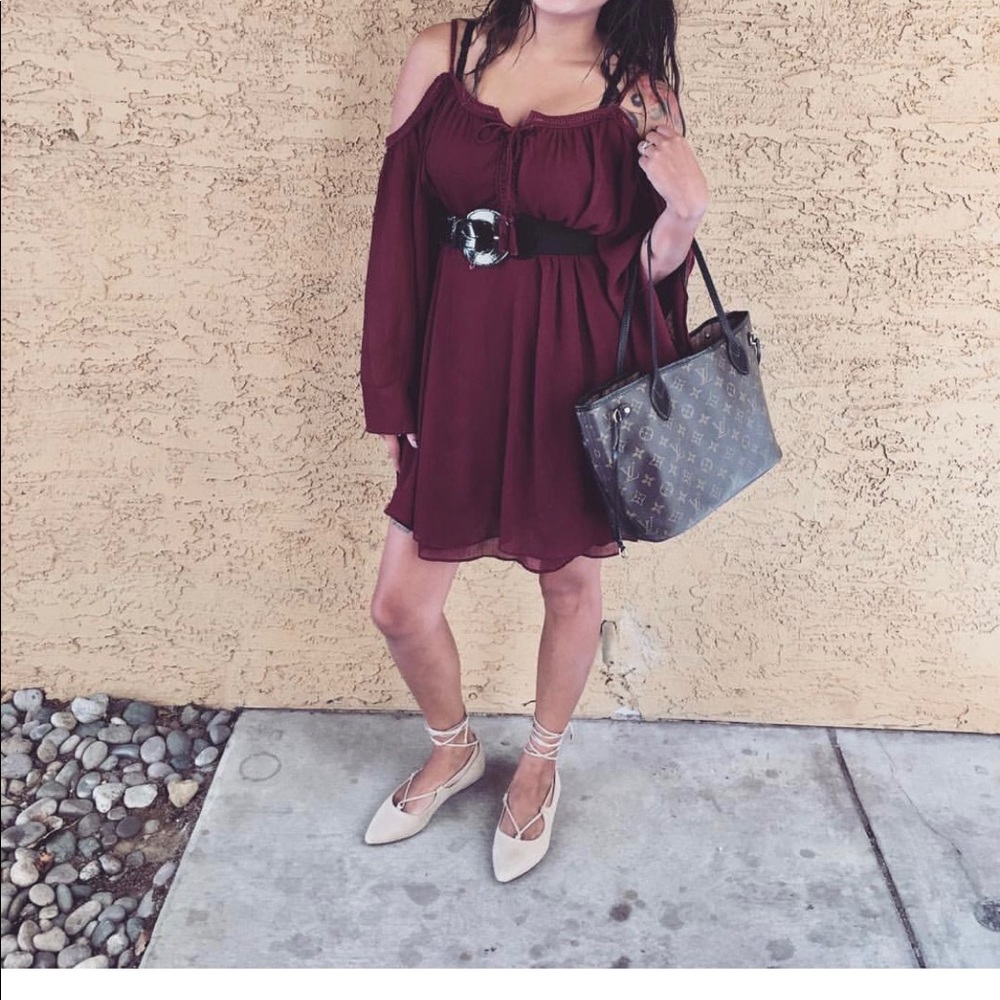 Maroon dress